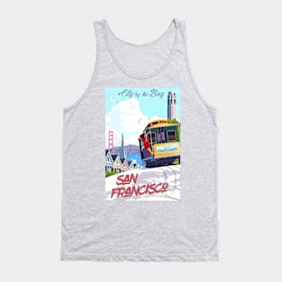 Vintage Travel Poster - San Francisco Tank Top